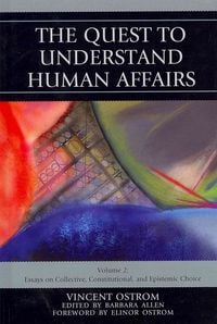 Produktbild: Ostrom, V: Quest to Understand Human Affairs