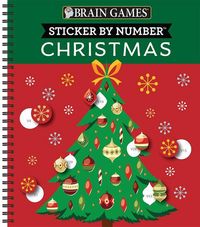 Produktbild: Brain Games - Sticker by Number: Christmas (28 Images to Sticker - Christmas Tree Cover)