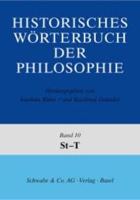 Produktbild: Historisches W&ouml;rterbuch der Philosophie (HWPH). Band 10, St-T