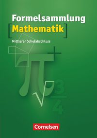 Produktbild: Formelsammlungen Sekundarstufe I - Mittlerer Schulabschluss Westliche Bundesl&auml;nder (au&szlig;er Bayern)