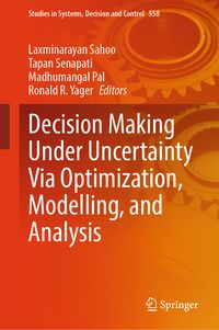 Produktbild: Decision Making Under Uncertainty Via Optimization, Modelling, and Analysis
