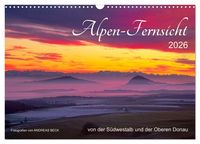 Produktbild: Alpen-Fernsichten von der S&uuml;dwestalb und Oberen Donau (Wandkalender 2026 DIN A3 quer), CALVENDO Monatskalender