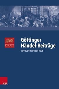 Produktbild: G&ouml;ttinger H&auml;ndel-Beitr&auml;ge, Band 27