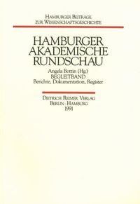 Produktbild: Hamburger Akademische Rundschau