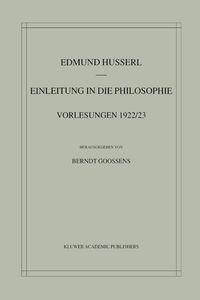 Bild vom Artikel Einleitung in die Philosophie vom Autor Edmund Husserl