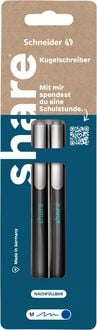 Produktbild: share Kugelschreiber blau 2er set