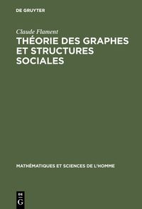 Produktbild: Th&eacute;orie des graphes et structures sociales