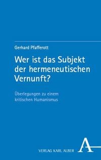 Produktbild: Wer ist das Subjekt der hermeneutischen Vernunft?