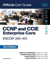Produktbild: CCNP and CCIE Enterprise Core ENCOR 350-401 Official Cert Guide
