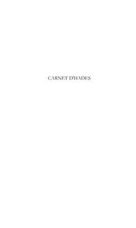Produktbild: Carnet d'hades