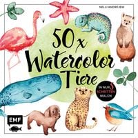 Produktbild: 50 x Watercolor Tiere