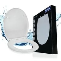 Produktbild: WC Sitz Mod. Vorno Neo Wei&szlig;, Toilettendeckel mit Absenkautomatik