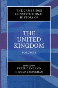 Produktbild: The Cambridge Constitutional History of the United Kingdom: