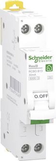 Produktbild: Schneider Electric R9DX01613 Fehlerstrom-Schutzschalter 13A 0.03A 230V