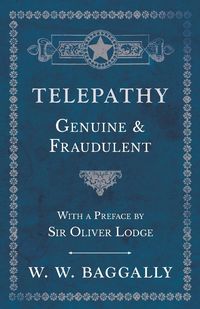 Produktbild: Telepathy - Genuine and Fraudulent - With a Preface by Sir Oliver Lodge