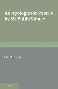 Produktbild: An Apologie for Poetrie by Sir Philip Sidney