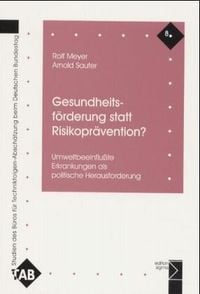 Produktbild: Gesundheitsf&ouml;rderung statt Risikopr&auml;vention?