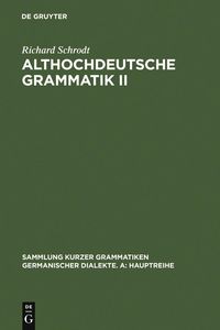Produktbild: Althochdeutsche Grammatik II