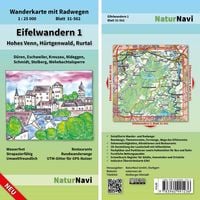 Produktbild: Eifelwandern 1 - Hohes Venn, H&uuml;rtgenwald, Rurtal