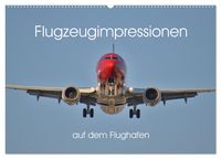 Produktbild: Flugzeugimpressionen auf dem Flughafen (Wandkalender 2026 DIN A2 quer), CALVENDO Monatskalender