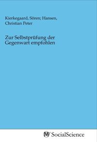 Produktbild: Zur Selbstpr&uuml;fung der Gegenwart empfohlen