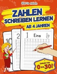Produktbild: Zahlen Schreiben Lernen Ab 4 Jahren