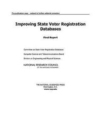 Produktbild: Improving State Voter Registration Databases