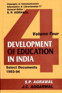 Produktbild: Development of Education in India: Select Documents 1993-94 (Concepts in Communication Informatics and Librarianship-77)