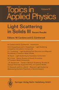 Produktbild: Light Scattering in Solids III