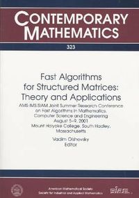 Produktbild: Fast Algorithms for Structured Matrices