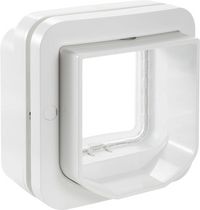 Produktbild: SureFlap Mikrochip DualScan Haustierklappe Wei&szlig; 1 St.