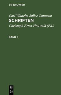 Produktbild: Carl Wilhelm Salice Contessa: Schriften. Band 9
