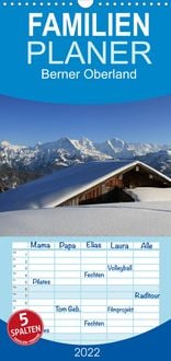 Produktbild: Familienplaner Berner Oberland (Wandkalender 2022 , 21 cm x 45 cm, hoch)