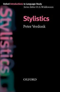 Produktbild: Verdonk, P: Stylistics