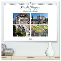 Produktbild: Sindelfingen - Historische Altstadt (hochwertiger Premium Wandkalender 2026 DIN A2 quer), Kunstdruck in Hochglanz