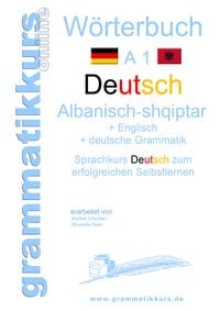 Produktbild: W&ouml;rterbuch Deutsch - Albanisch - Englisch A1