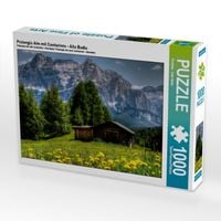 Produktbild: CALVENDO Puzzle Pralongia Alm mit Conturines - Alta Badia | 1000 Teile Lege-Gr&ouml;&szlig;e 64x48cm Foto-Puzzle f&uuml;r gl&uuml;ckliche Stunden
