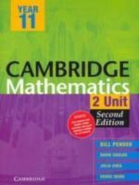 Produktbild: Pender, W: Cambridge 2 Unit Mathematics Year 11 Second Editi
