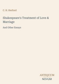 Produktbild: Shakespeare's Treatment of Love & Marriage