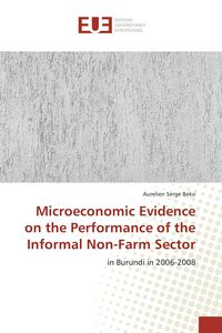 Produktbild: Microeconomic Evidence on the Performance of the Informal Non-Farm Sector