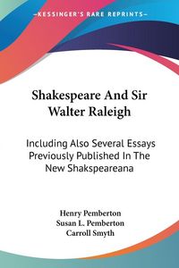 Produktbild: Shakespeare And Sir Walter Raleigh
