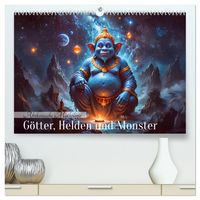 Produktbild: Afrikanische Mythologie - G&ouml;tter, Helden und Monster (hochwertiger Premium Wandkalender 2026 DIN A2 quer), Kunstdruck in Hochglanz
