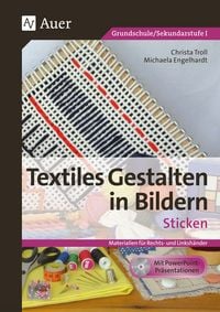Produktbild: Textiles Gestalten in Bildern: Sticken