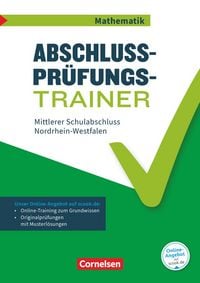 Produktbild: Abschlusspr&uuml;fungstrainer Mathematik - Nordrhein-Westfalen - 10. Schuljahr