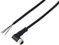 Produktbild: TRU COMPONENTS TC-13751820 Anschlussleitung M8 x 1 Buchse, gewinkelt 10 m Polzahl Sensoren: 3 1 St.