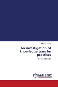 Produktbild: An investigation of knowledge transfer practices