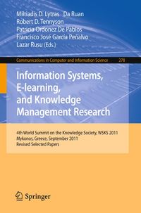 Produktbild: Information Systems, E-learning, and Knowledge Management Research