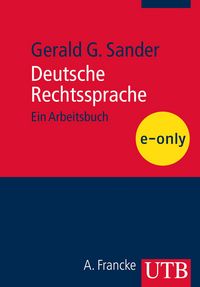 Produktbild: Deutsche Rechtssprache