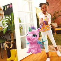 Hasbro F63725L0 - furReal Flyalots Flitter, Flattert mit den Flügeln, interaktives Plüsch-Einhorn
