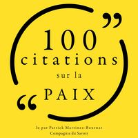 Produktbild: 100 citations sur la paix